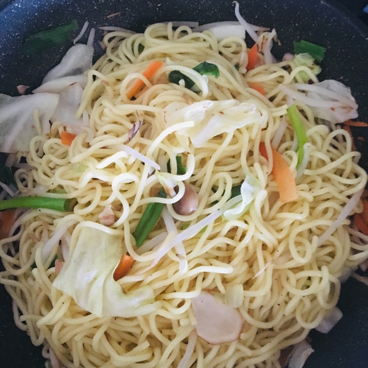 和風野菜パスタ！あっさりスパゲッティ